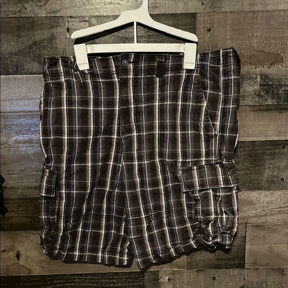 Mossimo Supply Co. Men’s Plaid Cargo Shorts